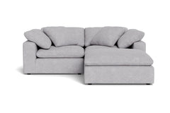 Westover 3pc Sectional Sofa W/ Ottoman :: Leg Finish: Espresso