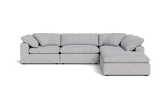 Westover 5pc Sectional Sofa W/ Ottoman :: Leg Finish: Espresso