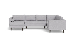 Sadie 4pc Sectional Sofa :: Leg Finish: Espresso / Configuration: LAF - Chaise on the Left