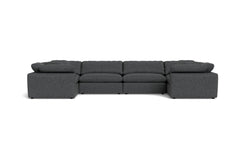 Westover 6pc Sectional Sofa :: Leg Finish: Espresso