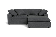 Westover 3pc Sectional Sofa W/ Ottoman :: Leg Finish: Espresso