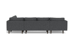 Sadie 4pc Sectional Sofa :: Leg Finish: Espresso / Configuration: LAF - Chaise on the Left