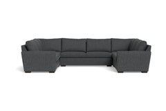 Maverick 5pc Sectional Sofa :: Leg Finish: Espresso