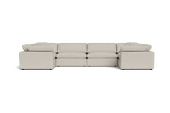 Westover 6pc Sectional Sofa :: Leg Finish: Espresso