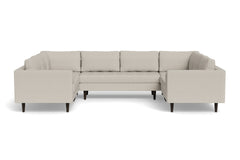 Sadie 5pc Sectional Sofa :: Leg Finish: Espresso