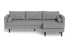 Sadie Reversible Chaise Sofa :: Leg Finish: Espresso
