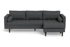 Sadie Reversible Chaise Sofa :: Leg Finish: Espresso