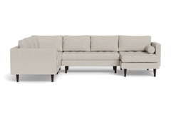 Sadie 4pc Sectional Sofa :: Leg Finish: Espresso / Configuration: RAF - Chaise on the Right