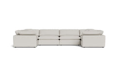 Westover 6pc Sectional Sofa :: Leg Finish: Espresso
