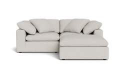 Westover 3pc Sectional Sofa W/ Ottoman :: Leg Finish: Espresso