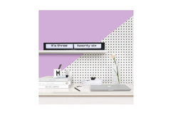 Texttime Clock by Cloudnola BLACK
