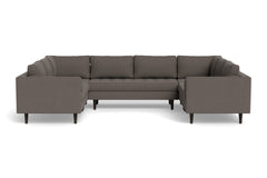 Sadie 5pc Sectional Sofa :: Leg Finish: Espresso