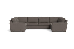 Maverick 5pc Sectional Sofa :: Leg Finish: Espresso