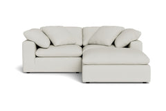 Westover 3pc Sectional Sofa W/ Ottoman :: Leg Finish: Espresso