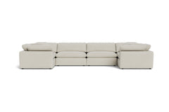 Westover 6pc Sectional Sofa :: Leg Finish: Espresso