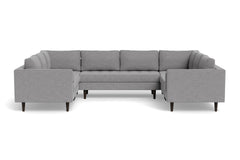 Sadie 5pc Sectional Sofa :: Leg Finish: Espresso
