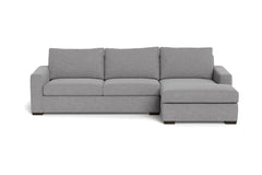 Maverick 2pc Sectional Sofa :: Leg Finish: Espresso / Configuration: RAF - Chaise on the Right
