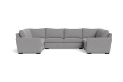 Maverick 5pc Sectional Sofa :: Leg Finish: Espresso