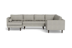 Sadie 4pc Sectional Sofa :: Leg Finish: Espresso / Configuration: LAF - Chaise on the Left