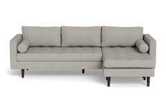 Sadie Reversible Chaise Sofa :: Leg Finish: Espresso