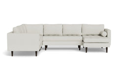 Sadie 4pc Sectional Sofa :: Leg Finish: Espresso / Configuration: RAF - Chaise on the Right