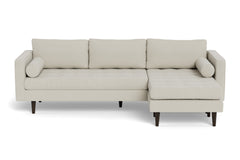 Sadie Reversible Chaise Sofa :: Leg Finish: Espresso