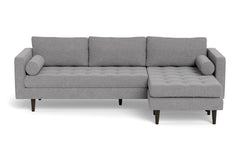 Sadie Reversible Chaise Sofa :: Leg Finish: Espresso