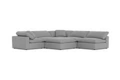 Westover 6pc Sectonal Sofa W/ Ottoman :: Leg Finish: Espresso