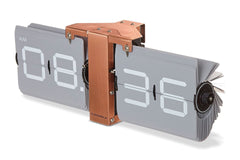 Flipping Out Clock by Cloudnola GREY/COPPER