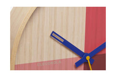 Flor Wall Clock by Cloudnola RED