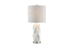 Veles Table Lamp in ALABASTER