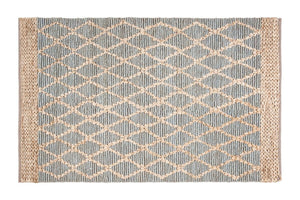 Manali Jute Rug CYAN