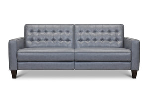 Toranado Leather Sofa with Power Footrests