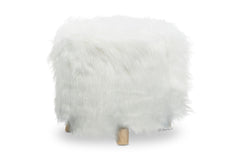 Wilkins Faux Fur Ottoman