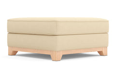 Brentwood Ottoman :: Leg Finish: Natural / Size: 35x35
