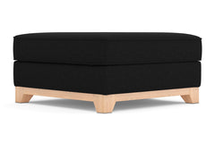 Brentwood Ottoman :: Leg Finish: Natural / Size: 35x35