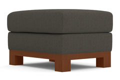 Avalon Ottoman :: Leg Finish: Pecan / Size: 23x30