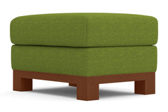 Avalon Ottoman :: Leg Finish: Pecan / Size: 23x30