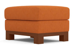 Avalon Ottoman :: Leg Finish: Pecan / Size: 23x30