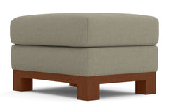 Avalon Ottoman :: Leg Finish: Pecan / Size: 23x30