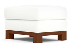 Avalon Ottoman :: Leg Finish: Pecan / Size: 23x30