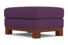Avalon Ottoman :: Leg Finish: Pecan / Size: 25x35