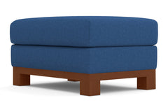 Avalon Ottoman :: Leg Finish: Pecan / Size: 25x35