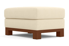 Avalon Ottoman :: Leg Finish: Pecan / Size: 25x35