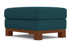 Avalon Ottoman :: Leg Finish: Pecan / Size: 25x35