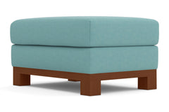 Avalon Ottoman :: Leg Finish: Pecan / Size: 25x35