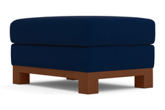 Avalon Ottoman :: Leg Finish: Pecan / Size: 25x35