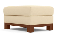 Avalon Ottoman :: Leg Finish: Pecan / Size: 25x35