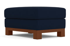 Avalon Ottoman :: Leg Finish: Pecan / Size: 25x35