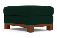 Avalon Ottoman :: Leg Finish: Pecan / Size: 25x35